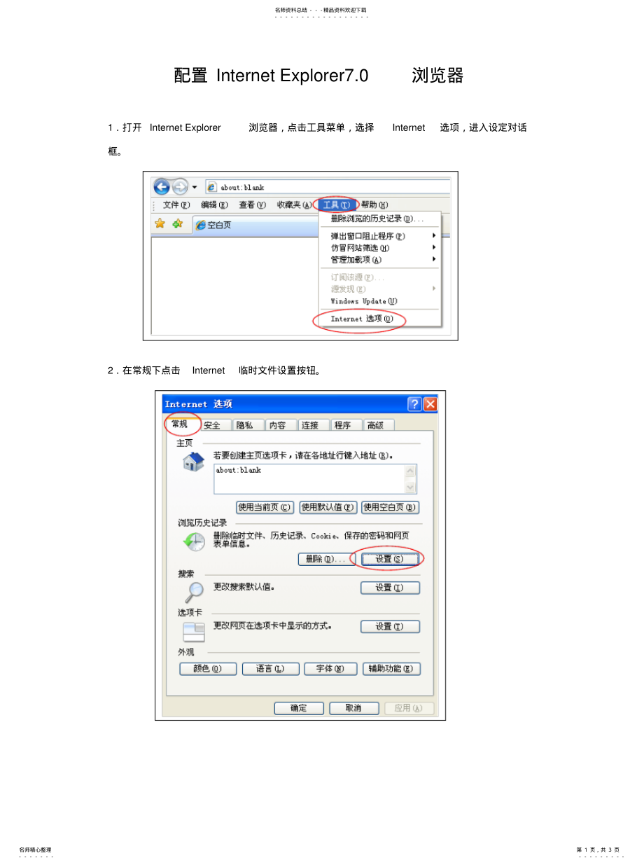 2022年配置InternetExplorer浏览器[定 .pdf_第1页