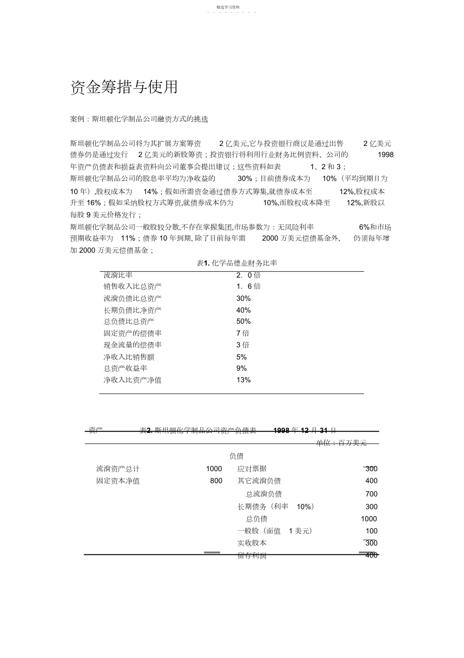 2022年资金筹措与使用.docx_第1页