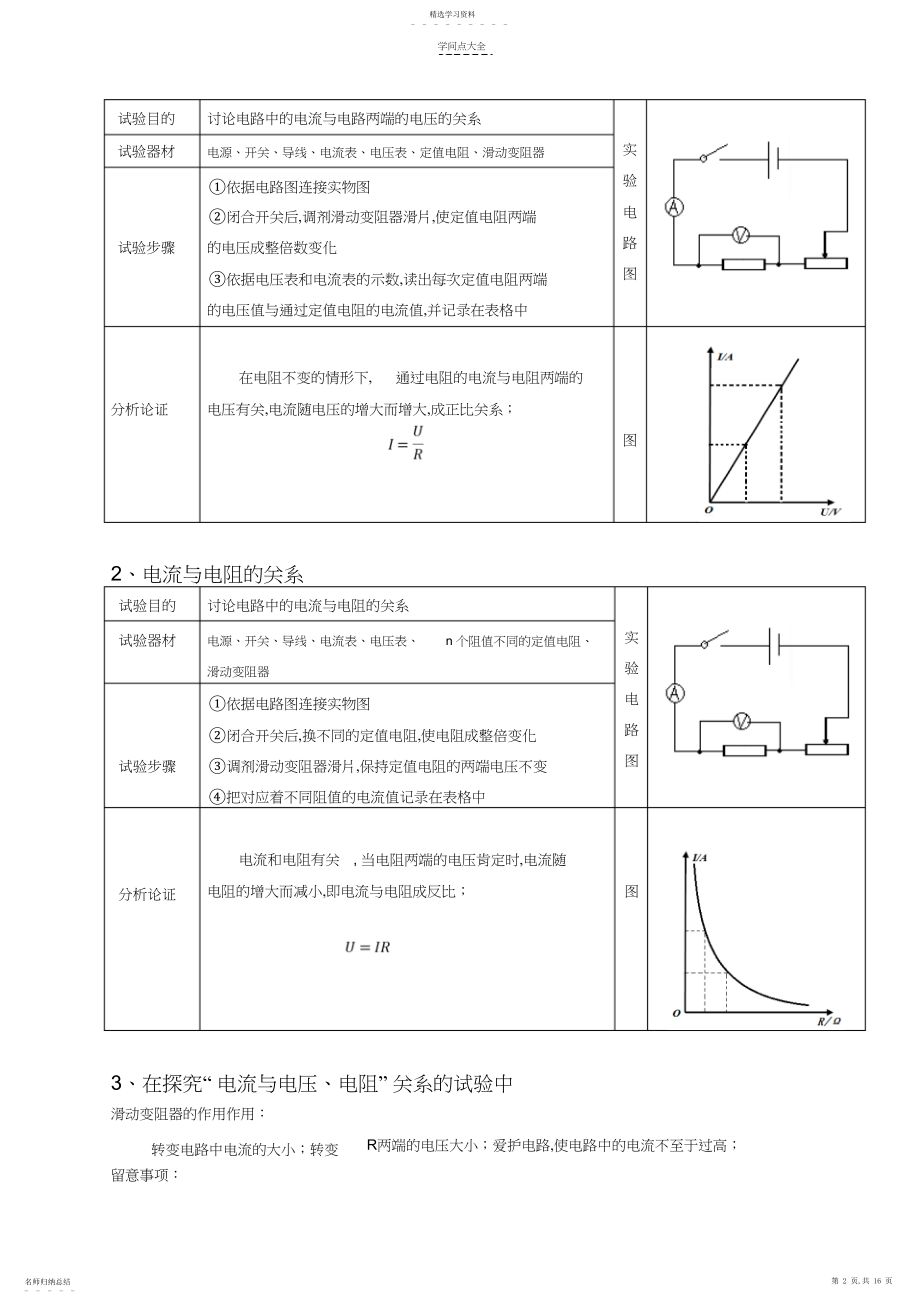 2022年初三物理欧姆定律.docx_第2页