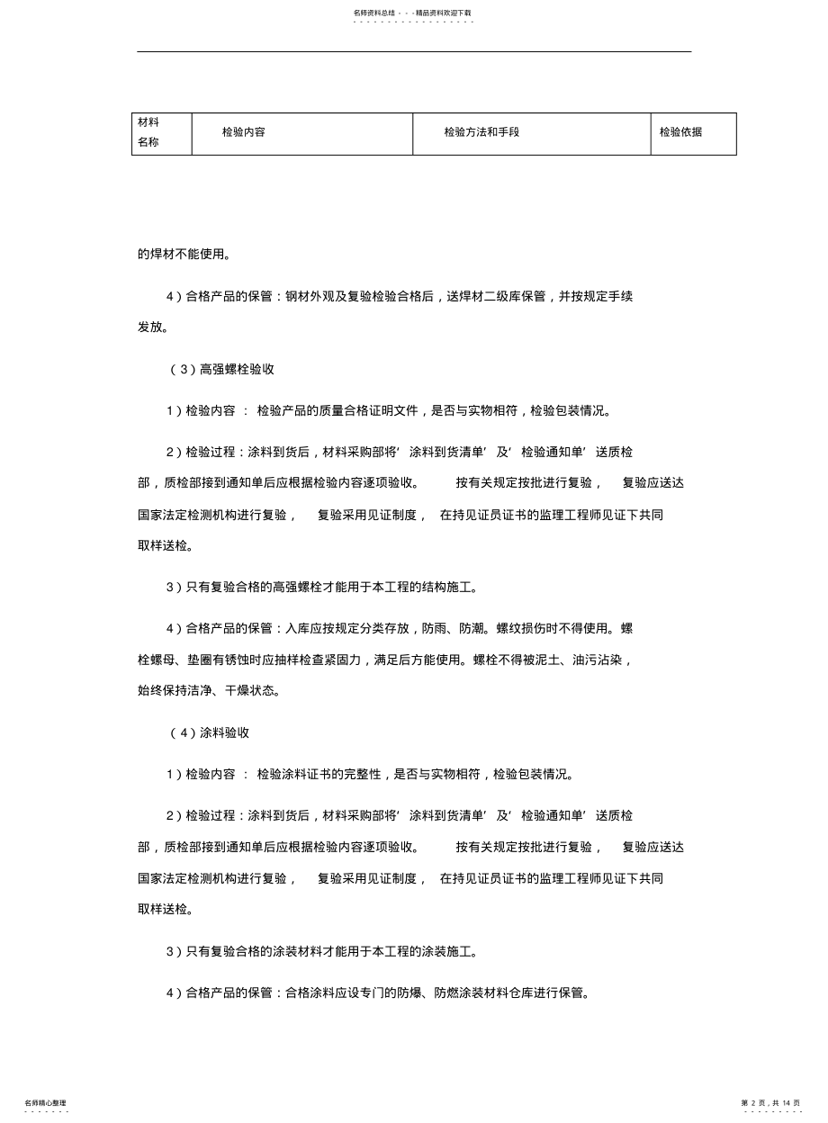 2022年钢结构工程检测方案 .pdf_第2页