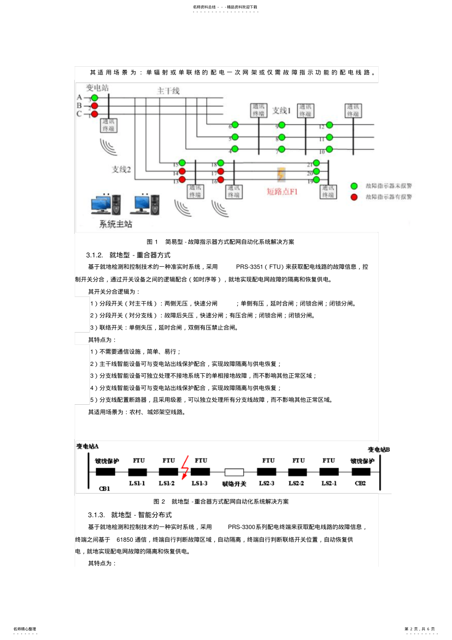 2022年长园深瑞配电自动化系统解决方案 .pdf_第2页