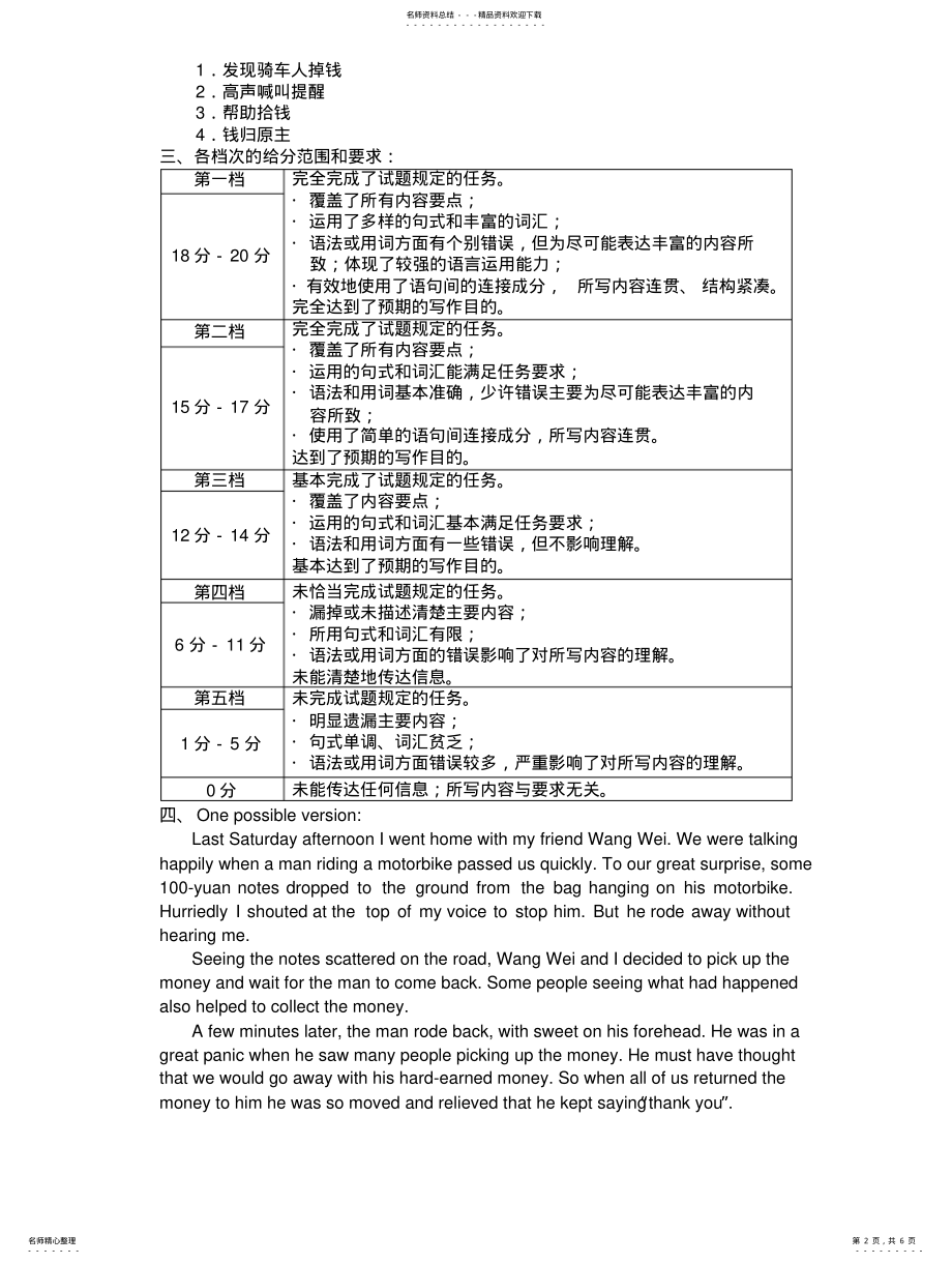 2022年北京丰台一模英语试题答案 .pdf_第2页