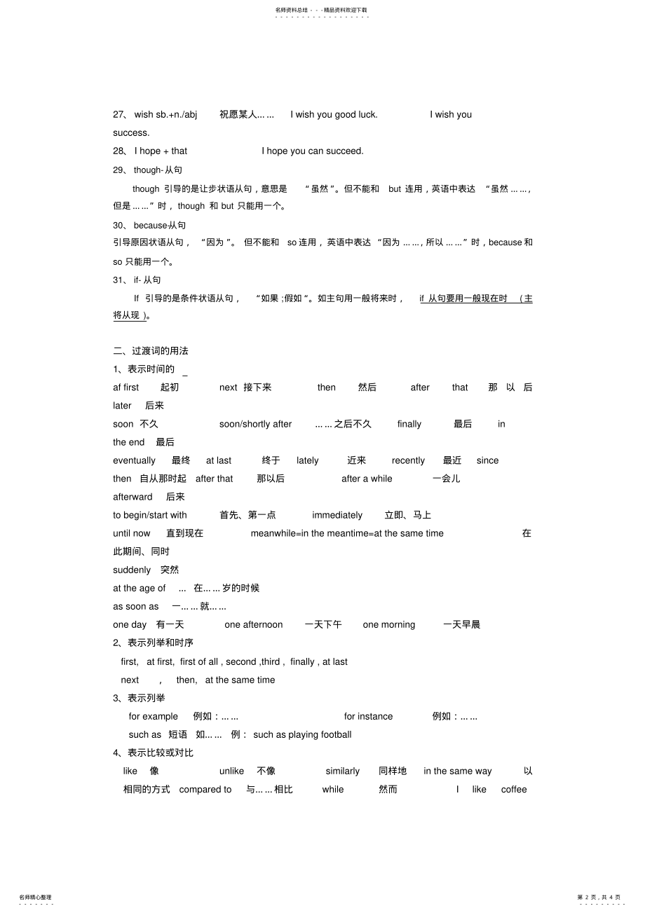 2022年初中英语作文常用句式词汇 .pdf_第2页