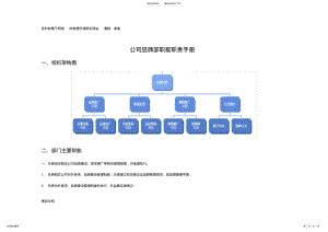 2022年品牌部职能职责手册 .pdf