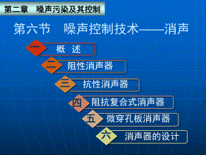 噪声控制技术——消声ppt课件.pptx