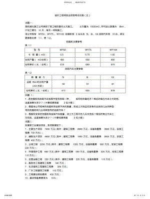 2022年造价工程师执业资格考试试卷 .pdf