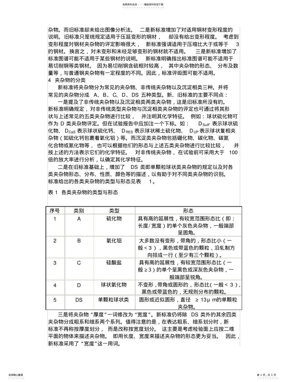 2022年钢中非金属夹杂物含量测定方法最新国家标准 .pdf_第2页