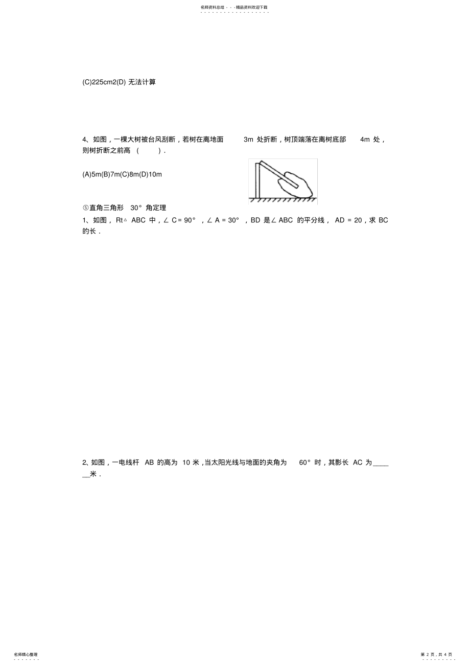 2022年初中三角形专项练习 .pdf_第2页