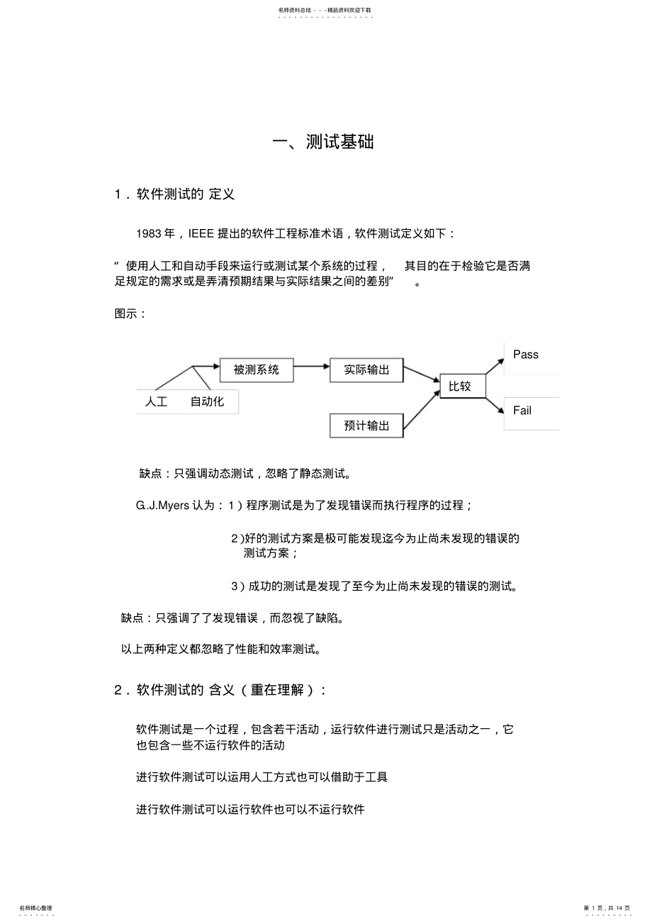 2022年软件测试基础知识点汇总 .pdf_第1页