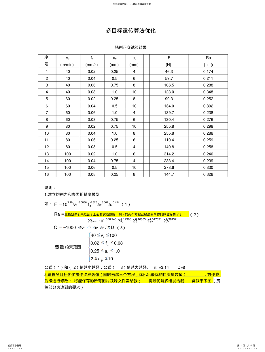 2022年遗传算法多目标函数优化 .pdf_第1页