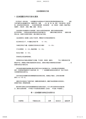 2022年反渗透膜清洗方 .pdf