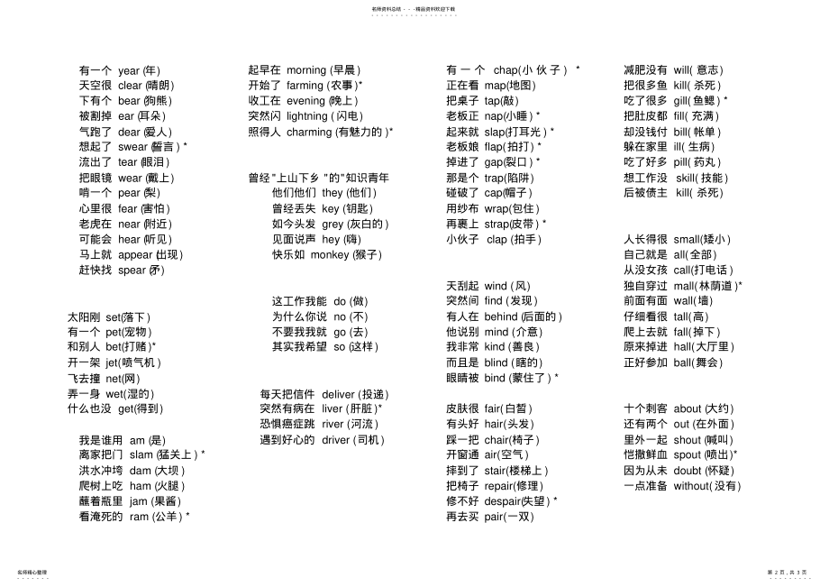 2022年单词顺口溜 .pdf_第2页