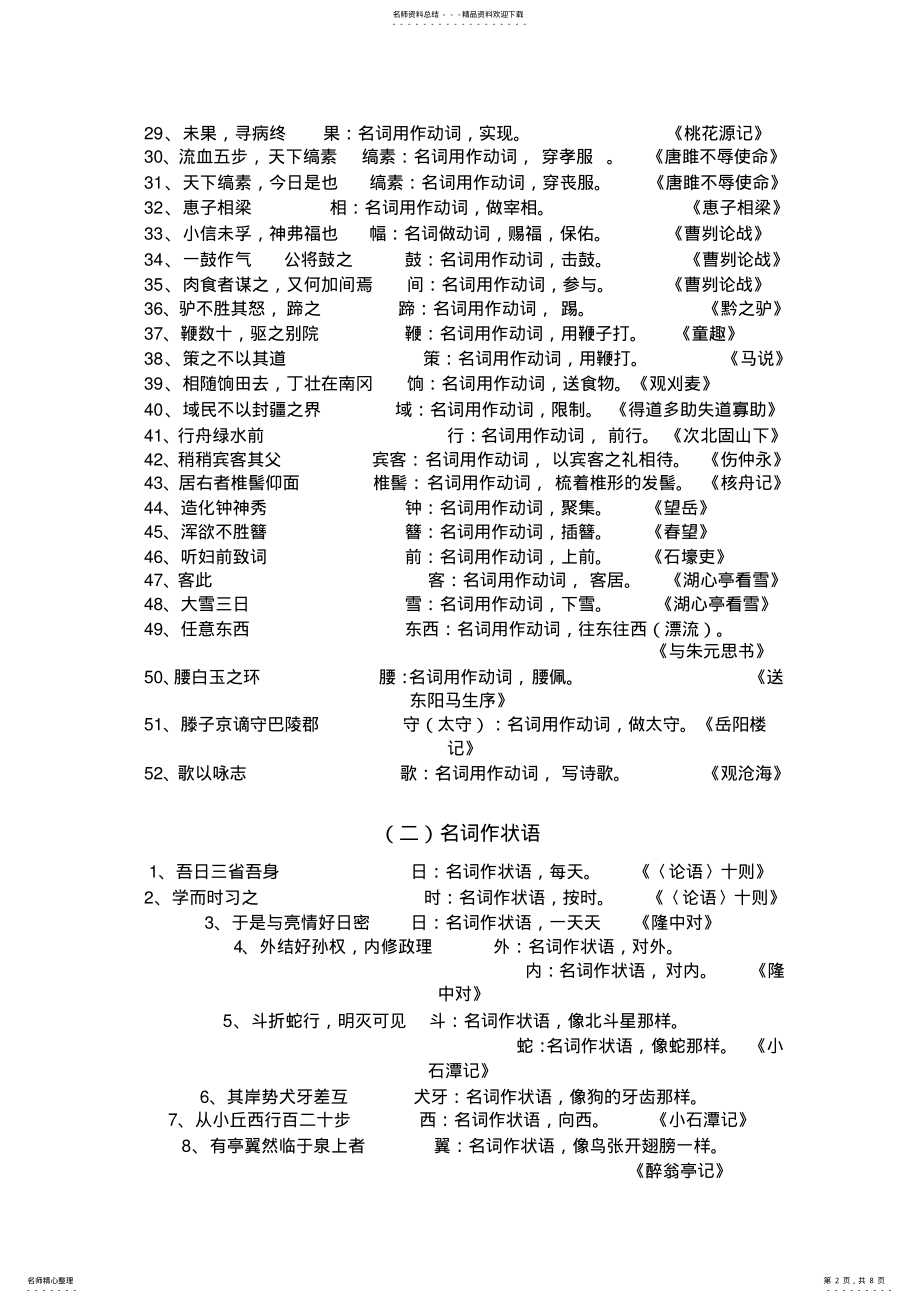 2022年初中文言文_词类活用 .pdf_第2页