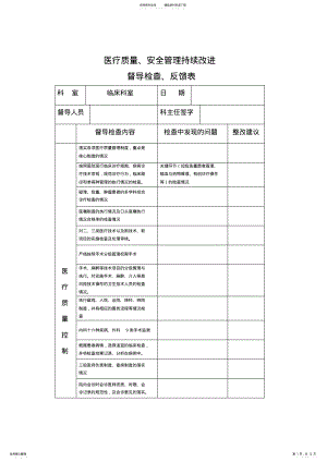 2022年医务科督导检查表 .pdf