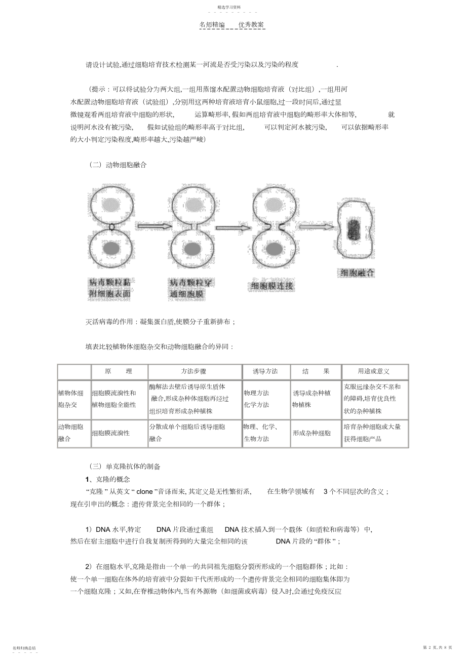 2022年动物细胞工程的教案.docx_第2页