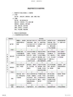 2022年阿里巴巴价值观考核 .pdf