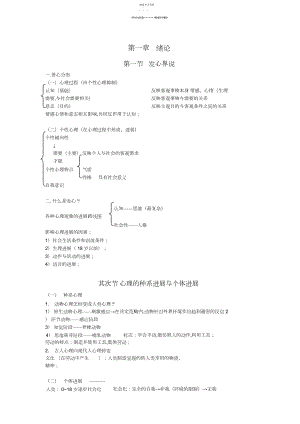 2022年发展心理学知识点概括.docx