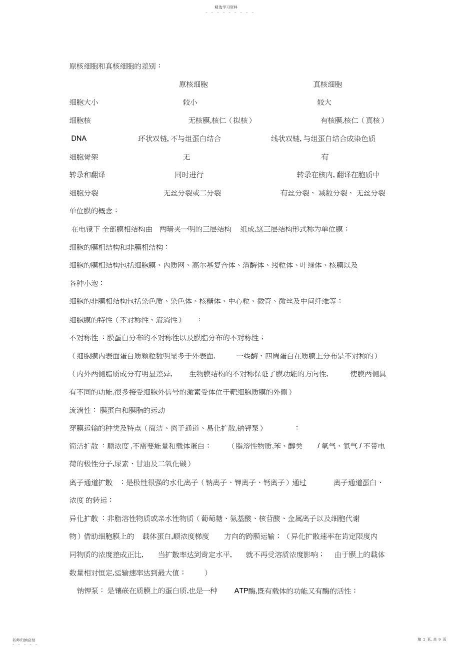 2022年医学生物学复习重点.docx_第2页