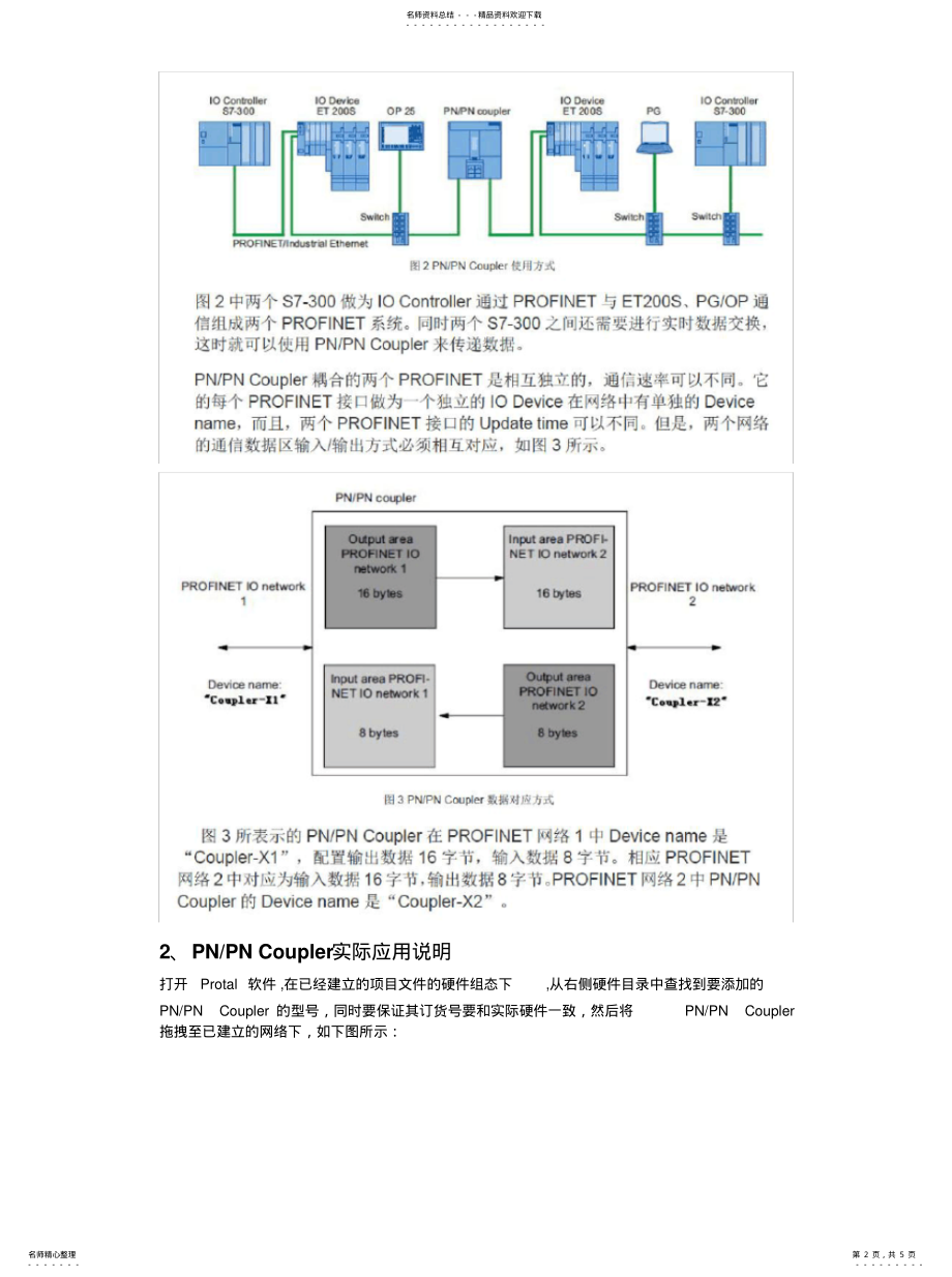 2022年博图中PNCoupler配置说明 .pdf_第2页