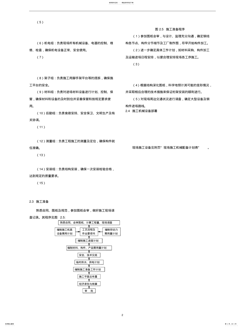 2022年钢结构工程施工部署 .pdf_第2页