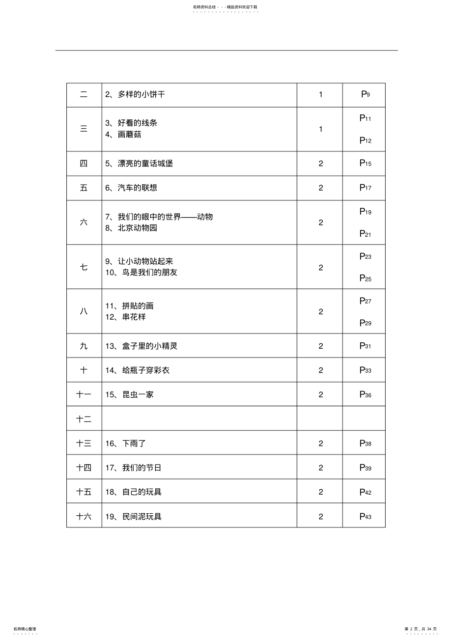 2022年北京版小学美术第二册教案 .pdf_第2页