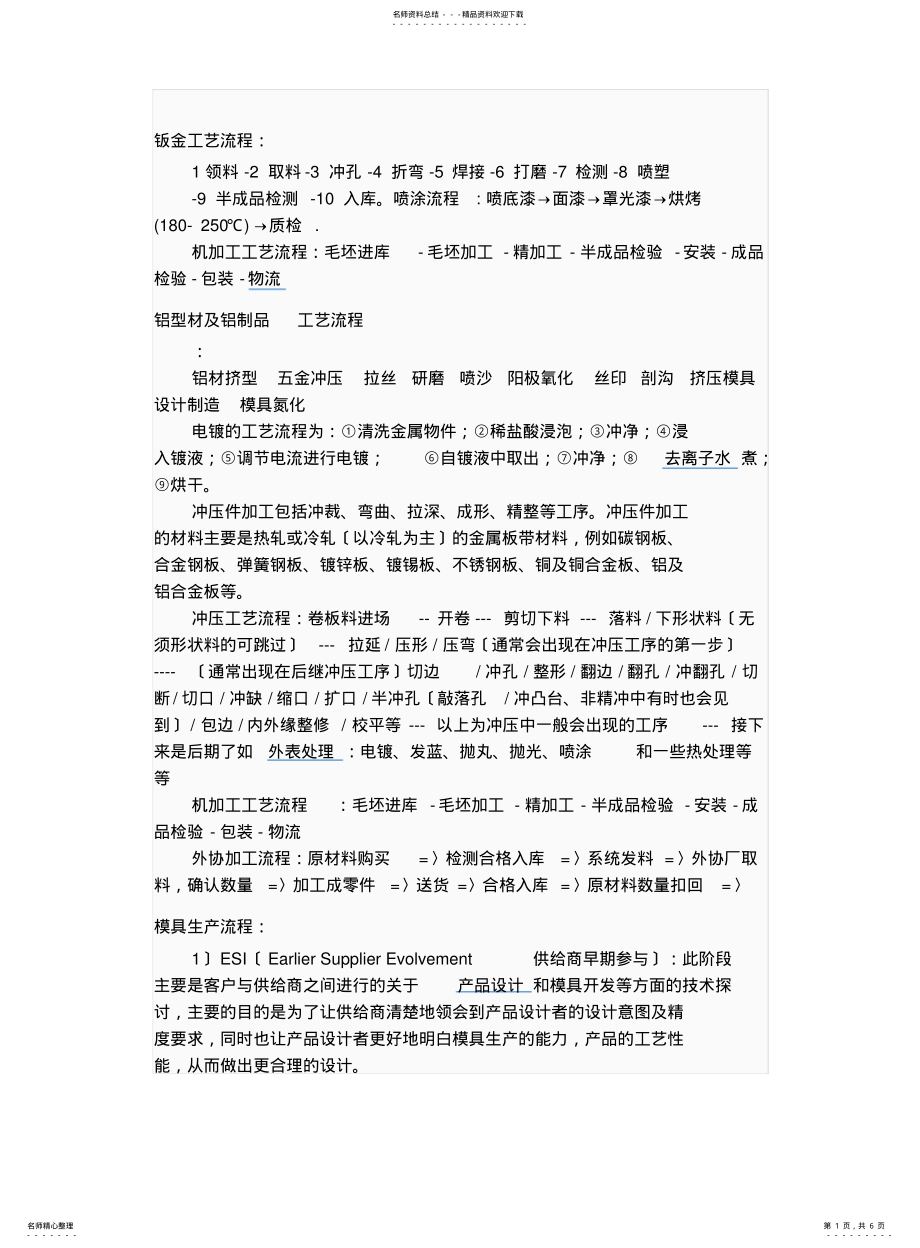 2022年钣金工艺流程 .pdf_第1页