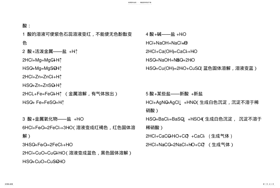 2022年酸碱盐化学方程式 .pdf_第1页