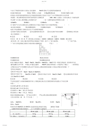 2022年金属及其化合物提高练习题及答案详解.docx