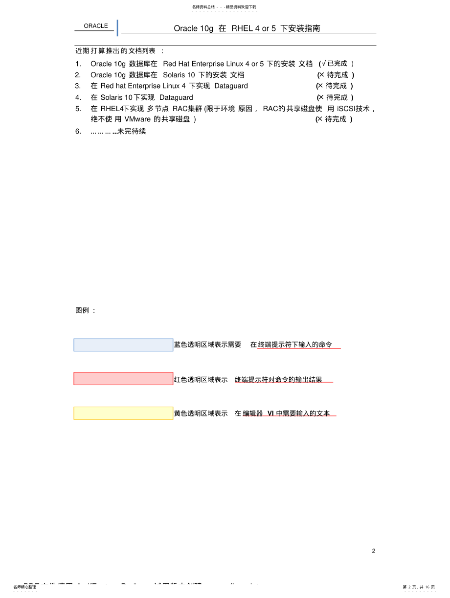 2022年原创Oracle在RHEL或下安装指南可用 .pdf_第2页