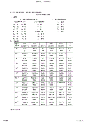 2022年初中化学用语知识讲解 .pdf