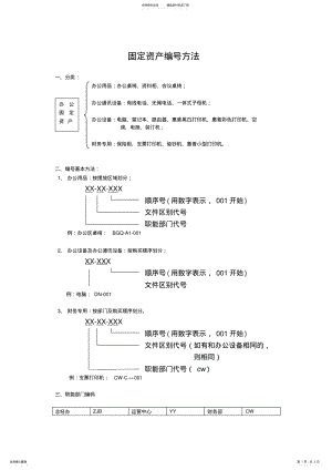 2022年办公室固定资产编号方法 .pdf