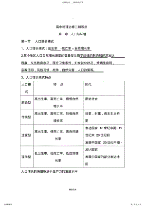 2022年地理必修二知识点总结 .pdf