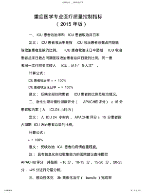 2022年重症医学专业医疗质量控制指标 3.pdf