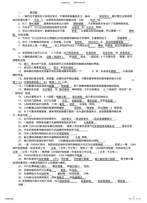 2022年车载网络复习 .pdf