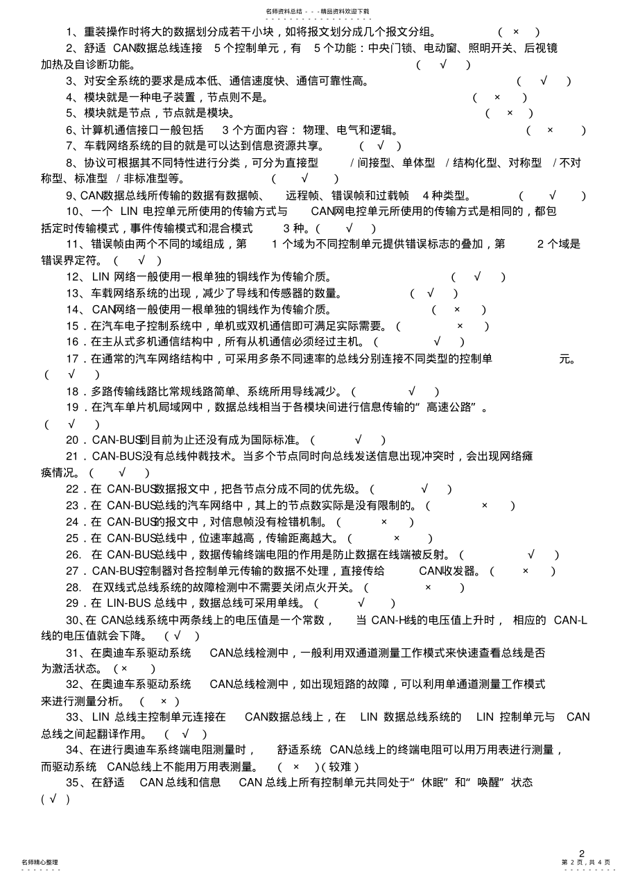 2022年车载网络复习 .pdf_第2页