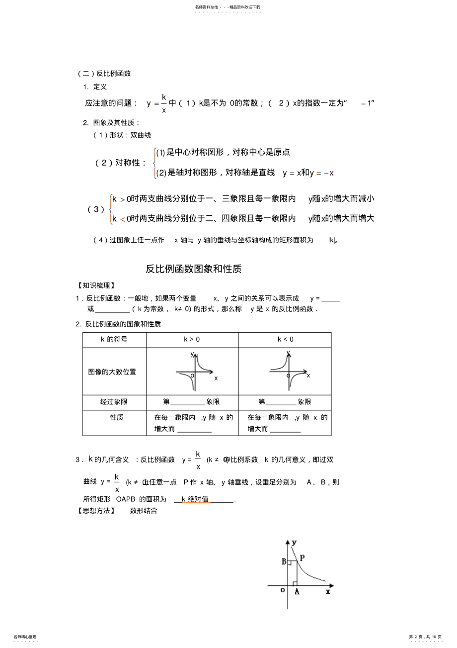 2022年初二函数和图像经典练习题和讲解 .pdf_第2页