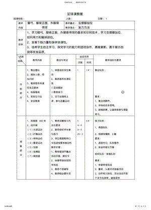 2022年初中足球课优秀教案全集 .pdf