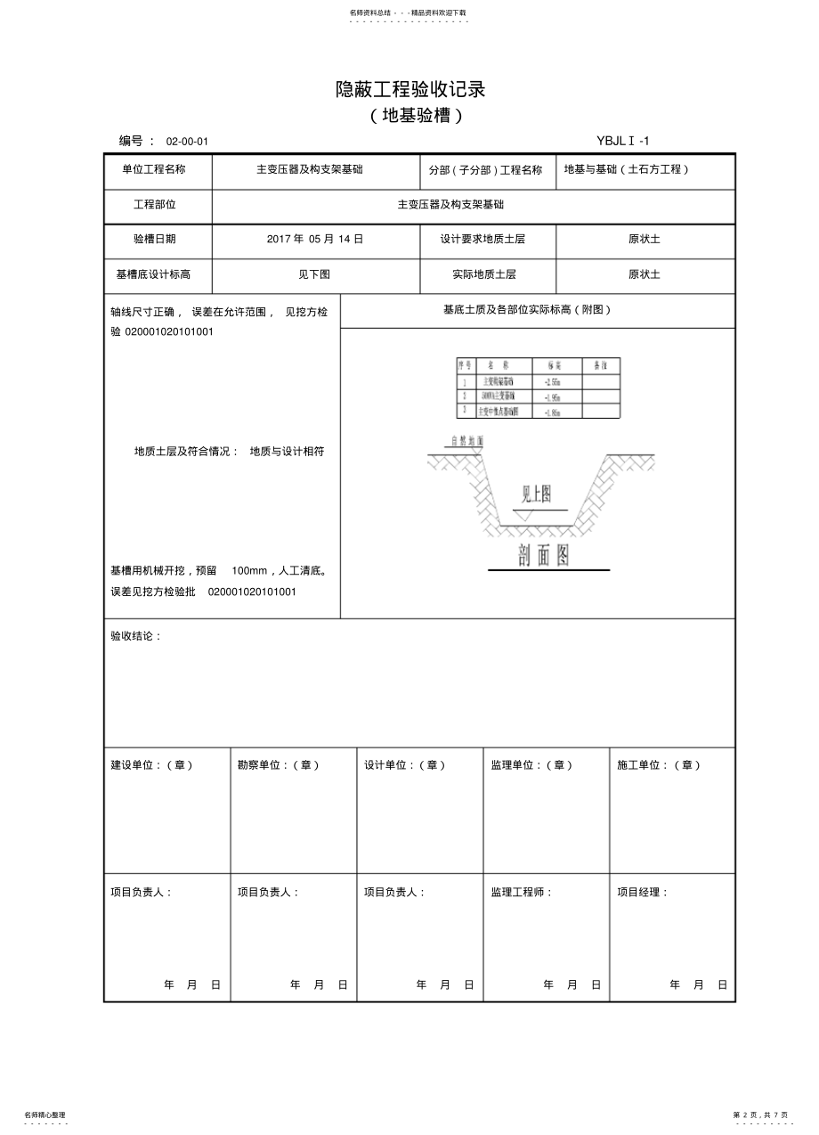 2022年地基验槽隐蔽记录 .pdf_第2页