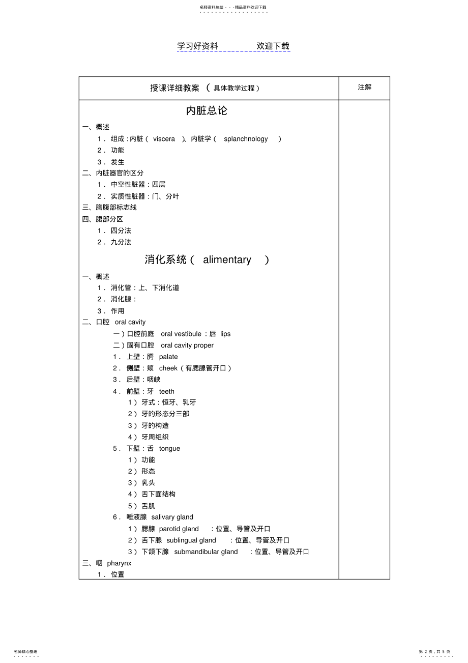 2022年医学院基础医学系系统解剖学课程教案 .pdf_第2页