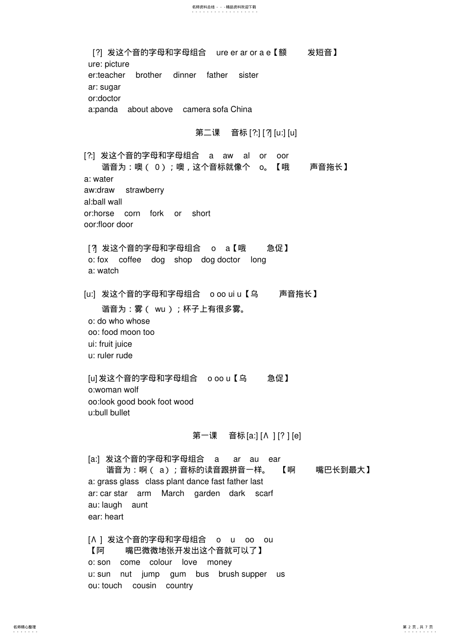 2022年趣味记忆个音标,超有趣 .pdf_第2页