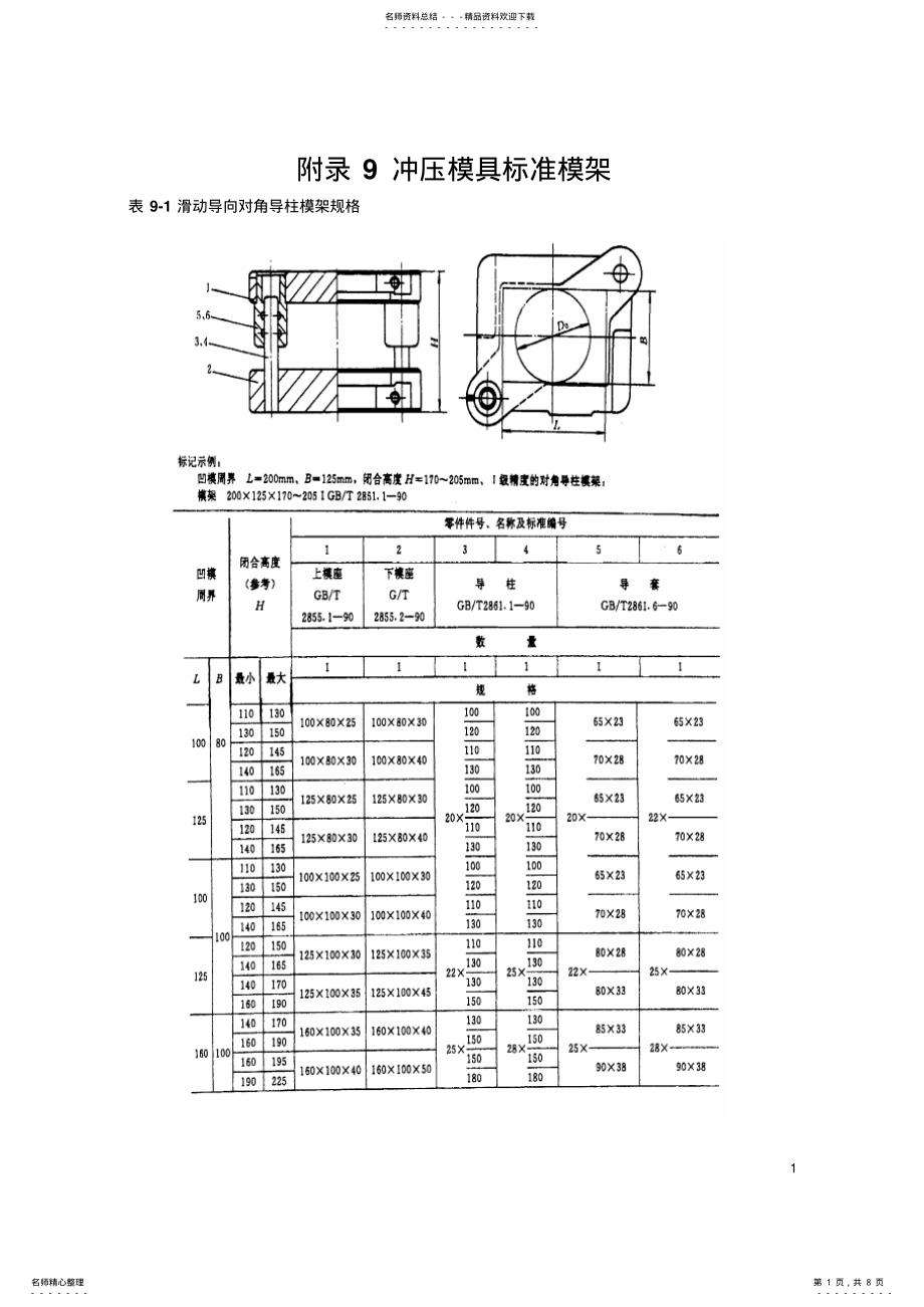 2022年冲压模具标准模架 .pdf_第1页