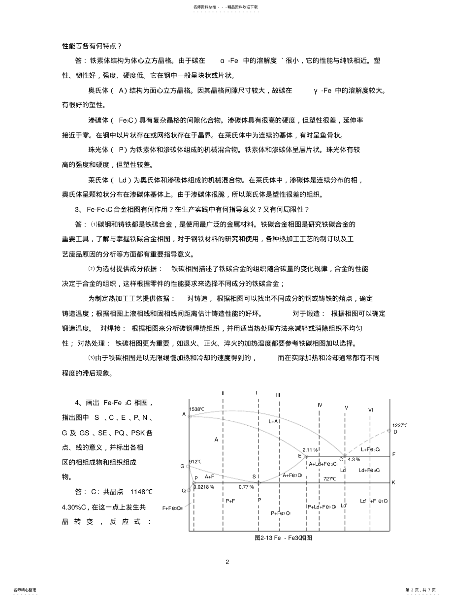 2022年铁碳相图习题参考答案 .pdf_第2页