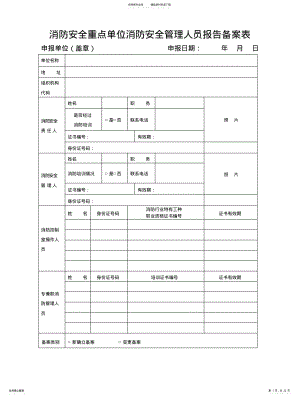 2022年重点单位实行消防安全“户籍化”表格 .pdf