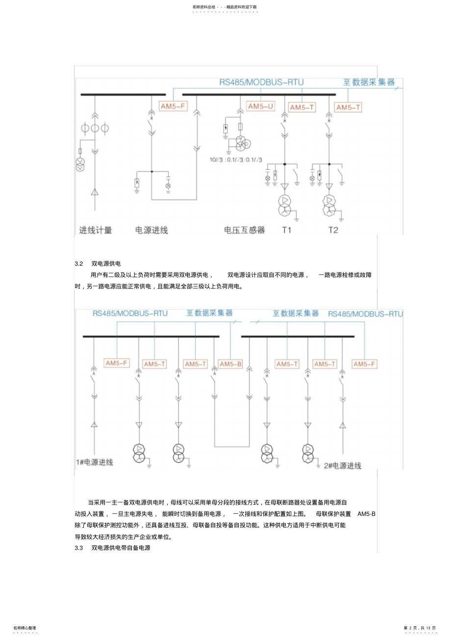 2022年配电监控系统安全防护方案 .pdf_第2页