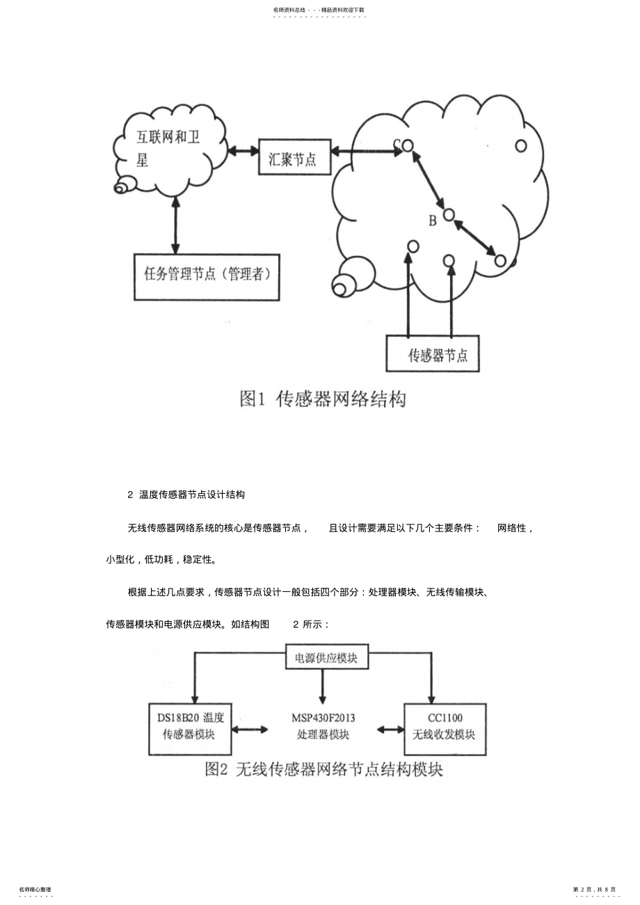 2022年采用MSP的无线传感器网络温度节点设计 .pdf_第2页