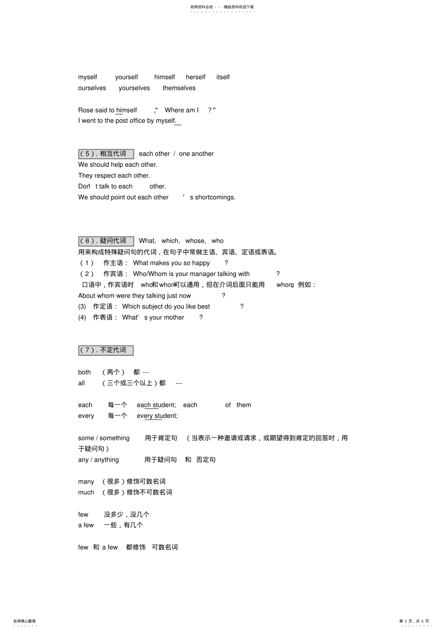 2022年初中英语代词讲解及专项练习 3.pdf_第2页