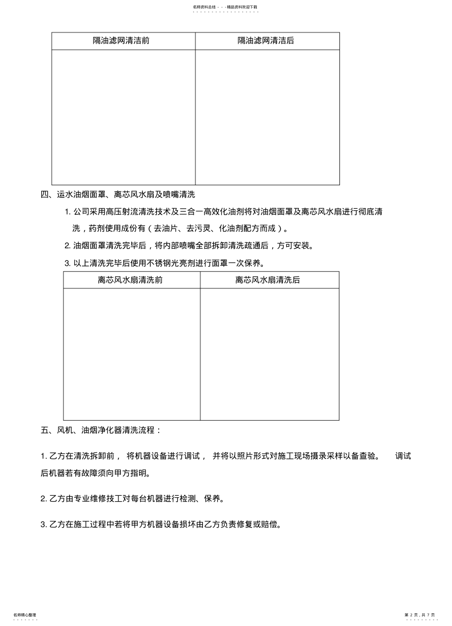 2022年厨房油烟管道系统清洗方案 .pdf_第2页