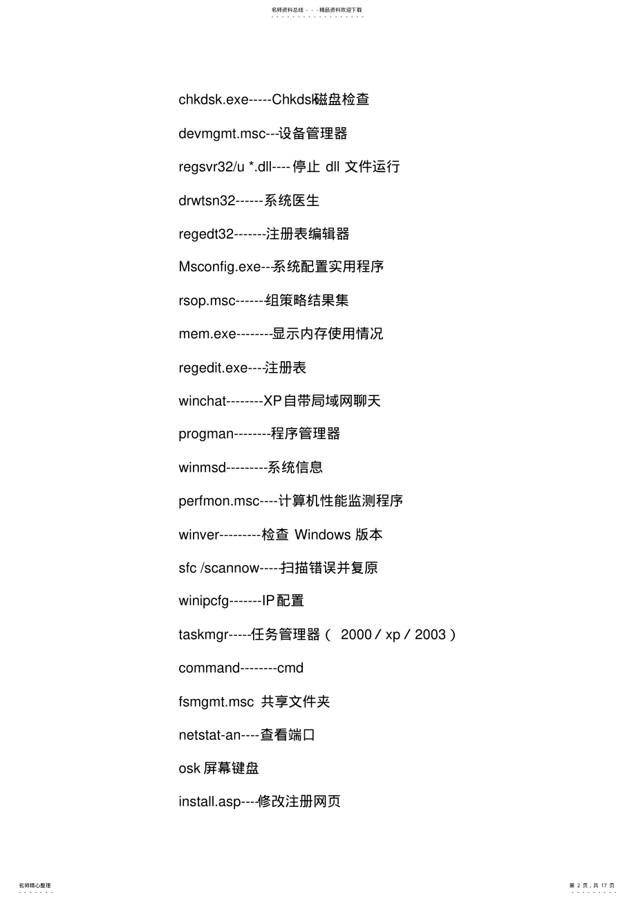 2022年运行命令大全 .pdf_第2页