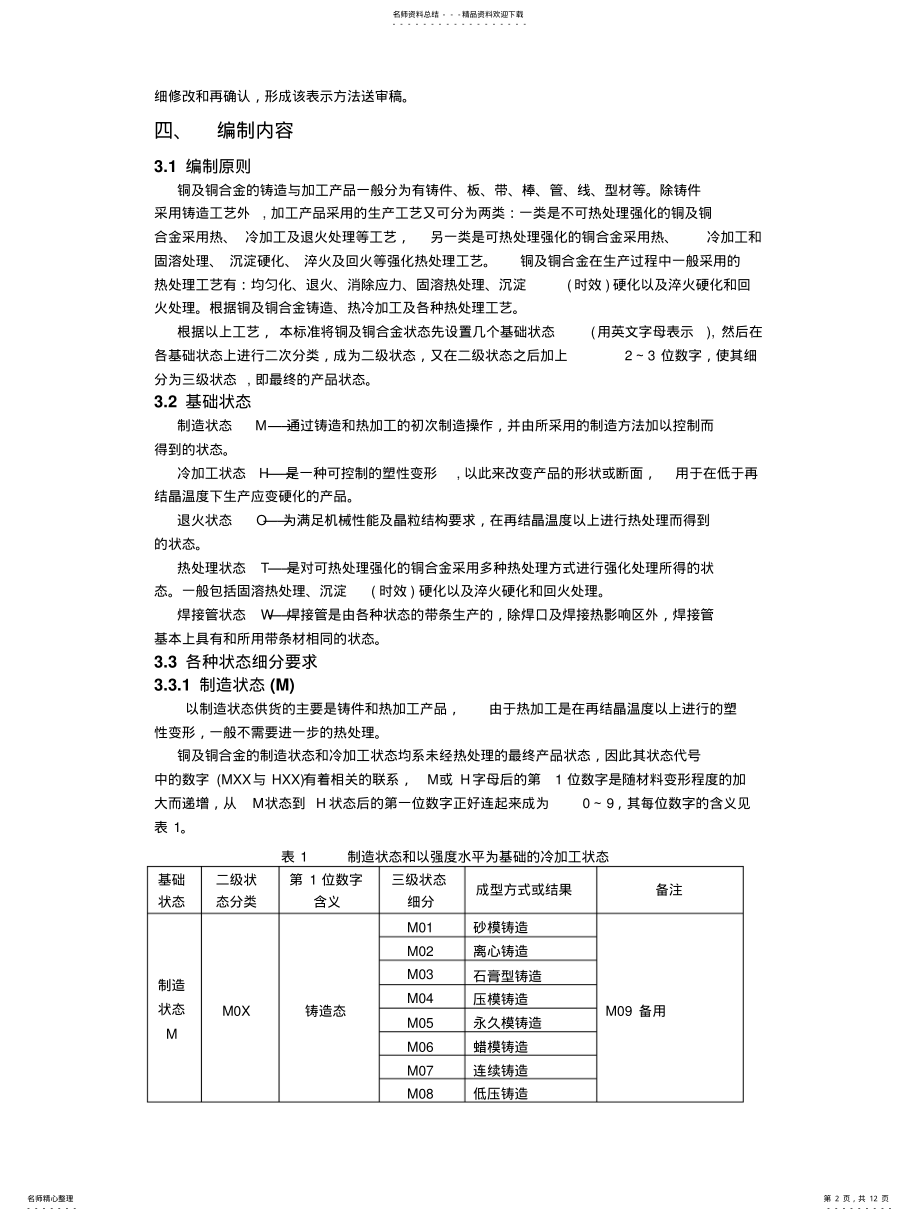 2022年铜及铜合金状态表示方法编制说明 .pdf_第2页