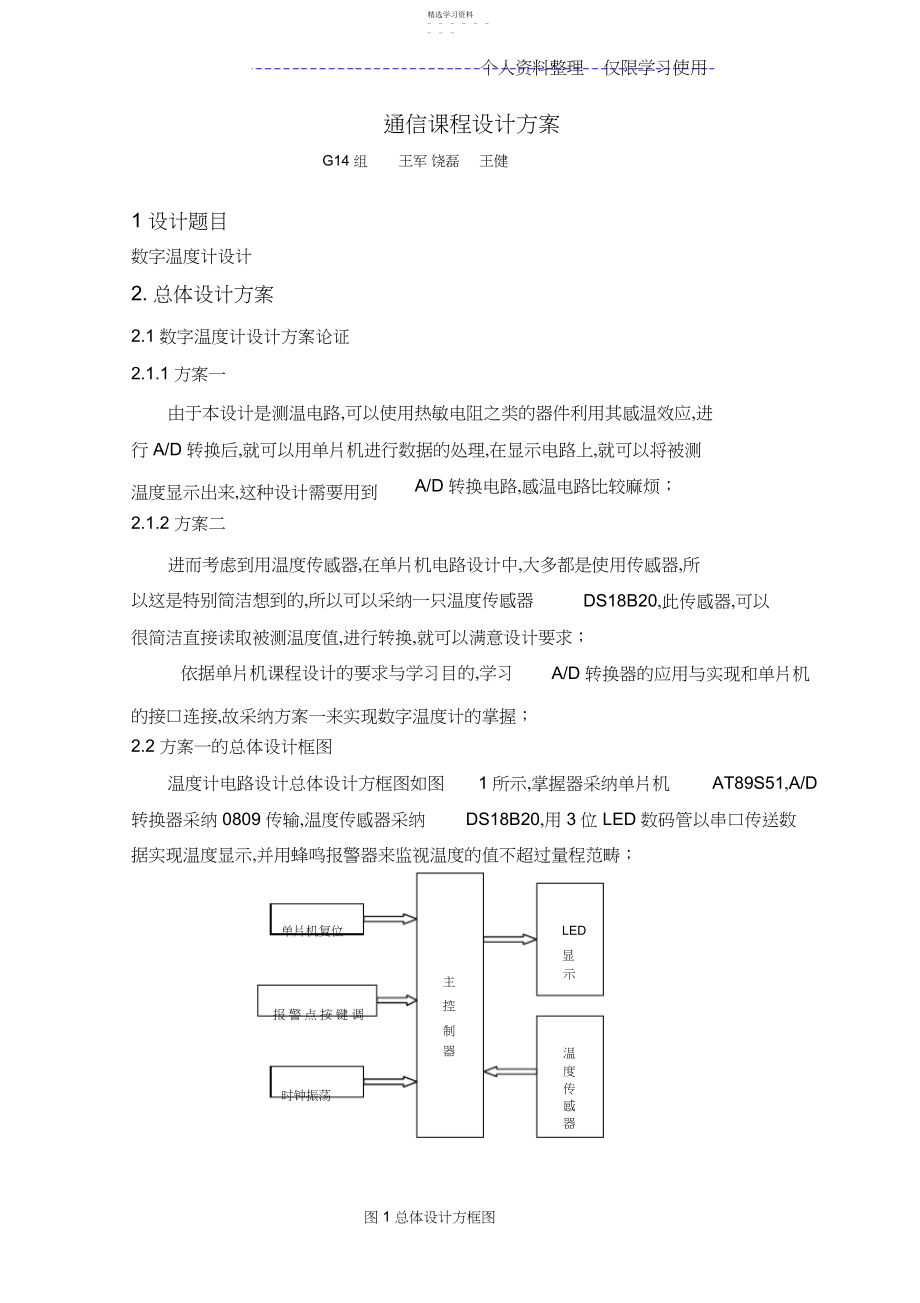 2022年通信课程方案计划安排G.docx_第1页